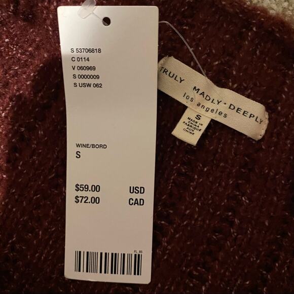 URBAN OUTFITTERS Truly Madly Deeply Chunky Knit Balloon Sleeve Cardigan Sweater - Picture 8 of 9